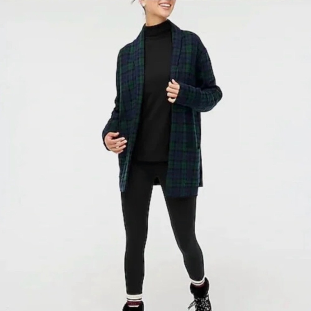 J. Crew Women’s Plaid Sweater Blazer - Size M